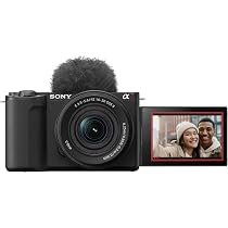 Sony Alpha ZVE10M2 Black APSC Interchangeable Lens Camera with 16
